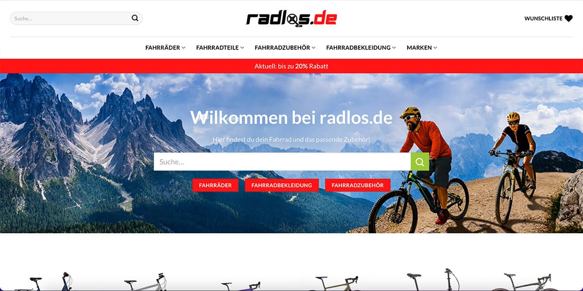 radlos.de