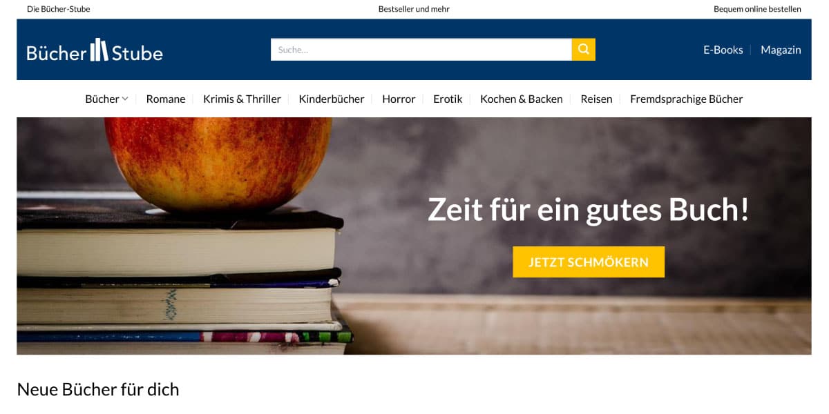 Bücher-stube.de Vorschau