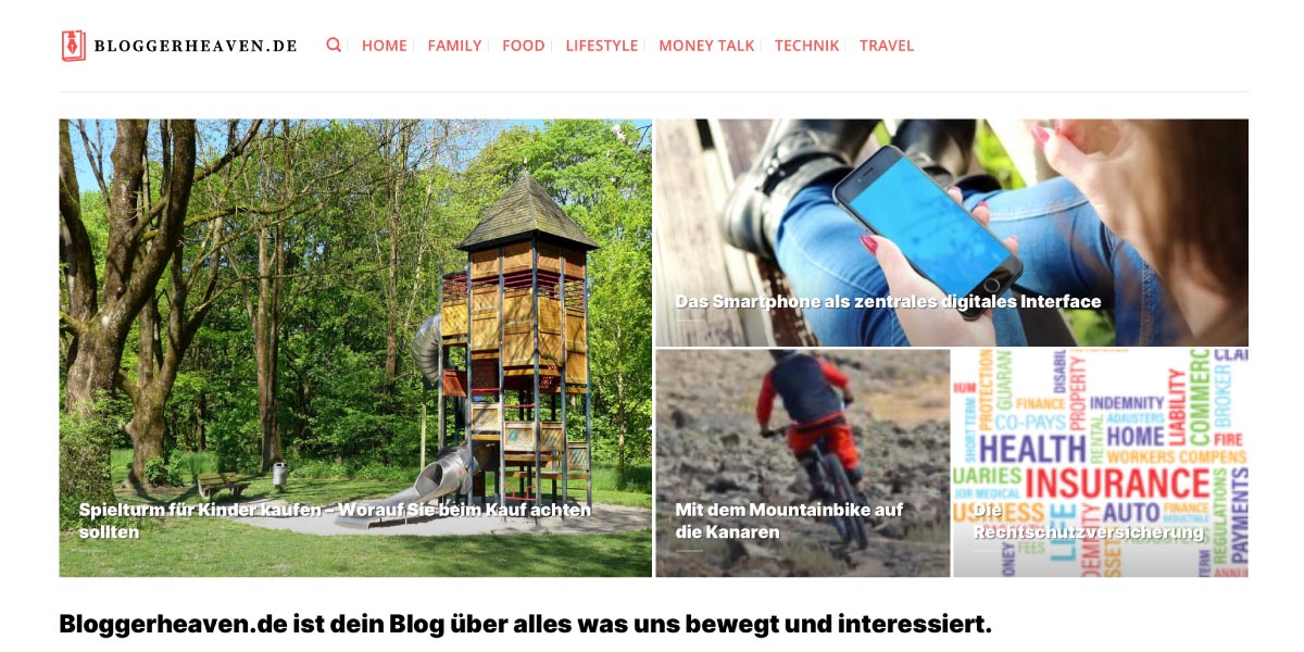 bloggerheaven.de Vorschau